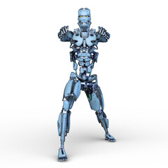 Fototapeta premium ロボット 3DCGレンダリング