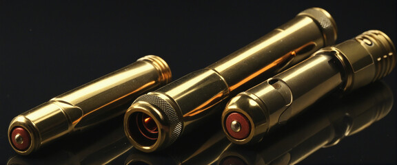 Naklejka premium Assault rifle firepower for tactical missions and combat scenarios, with space for your message