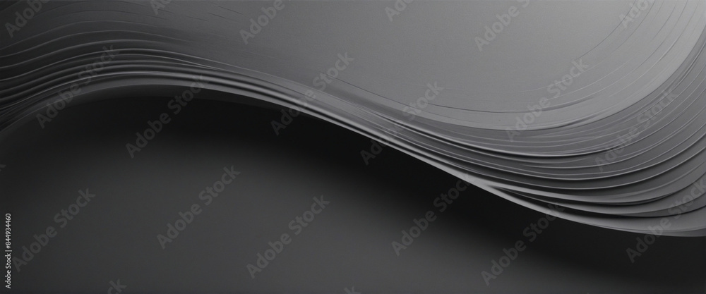 Aufkleber luxurious monochromatic gradient wave design with a subtle texture for website headers and landing p