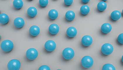 Geometric Blue Sphere: A Modern 3D Render