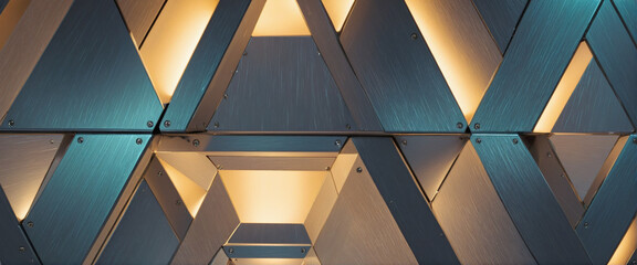 Fototapeta premium Futuristic Geometric Design Background for a Corporate Business Presentation