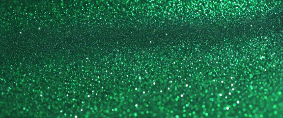 Green Sparkling Abstract Wave Design Background