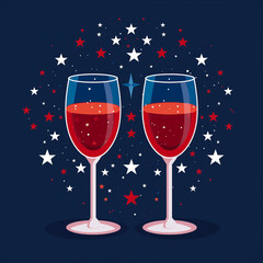 Independence Day (4th of July) Social Media Post Template