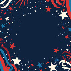 Independence Day (4th of July) Social Media Post Template