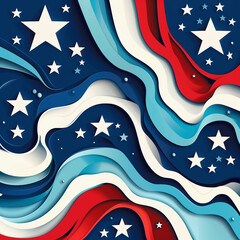 Independence Day (4th of July) Social Media Post Template