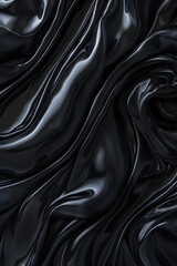 Fototapeta premium Elegant Ink Swirl Composition with Abstract Shaping and Natural Form Hints in Monochrome Palette