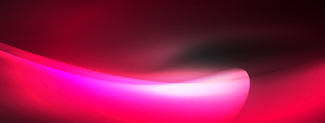 Lines and waves with neon light effect background for wallpaper, business card, cover, poster, banner, brochure, header, website