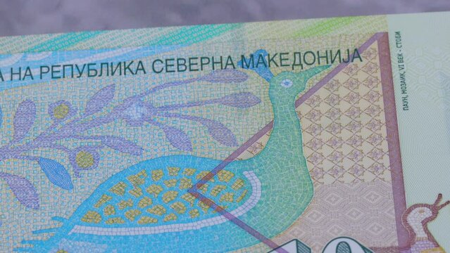 10 Macedonia denar denari national currency money legal tender bill bank 4