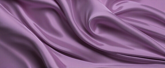 Elegant Purple Silk Waves Flowing with Luxurious Texture