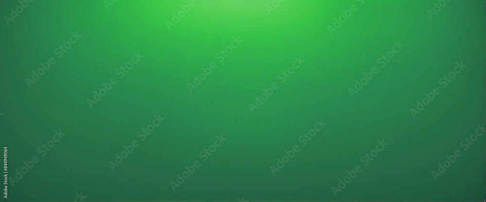 Poster abstract green gradient background with glowing light effect and grainy texture