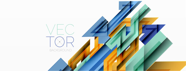 Dynamic lines geometric background. Vector Illustration For Wallpaper, Banner, Background, Card, Book Illustration, landing page