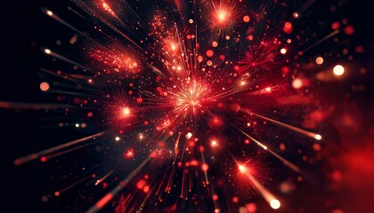 Naklejka premium firework