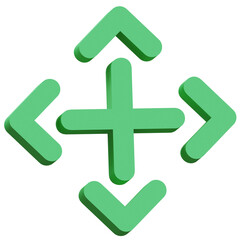  Expand 3d, 3d icon, 3d illustration, style, render, rendering, Suitable for website, mobile app, print, presentation, infographic and any other project.