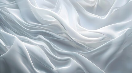Obraz premium Abstract white and light gray wave modern soft luxury texture with smooth and clean vector subtle background. 