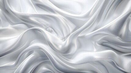 Obraz premium Abstract white and light gray wave modern soft luxury texture with smooth and clean vector subtle background. 