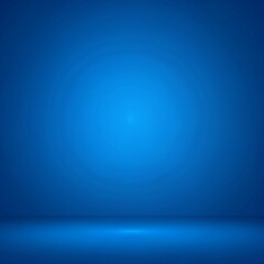 Abstract Luxury gradient Blue background. Smooth Dark blue with Black vignette Studio Banner.