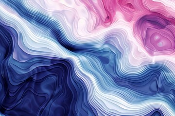 Naklejka premium Abstract fluid art featuring vibrant purple, pink, and blue hues in a flowing, marble-like pattern. Perfect for modern designs and backgrounds.