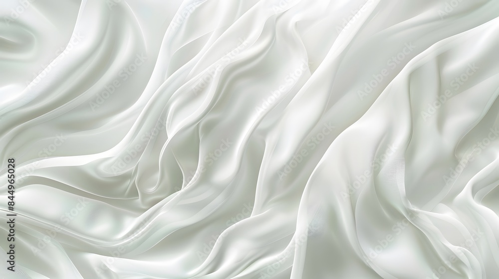 Poster abstract white and light gray wave modern soft luxury texture with smooth and clean vector subtle ba