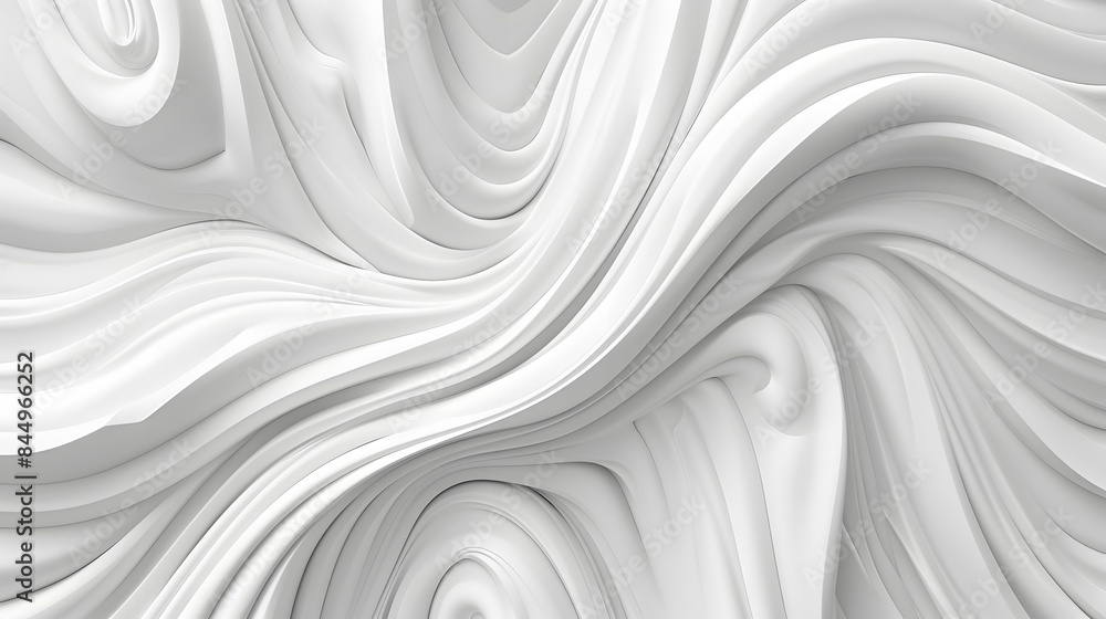 Poster abstract white and light gray wave modern soft luxury texture with smooth and clean vector subtle ba