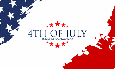 happy 4th of July independence day  , vektor background, poster, banner, flyer, template	
