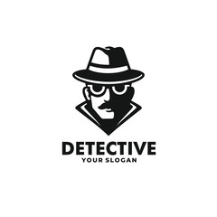 Detective logo vector. EPS 10 editable vector