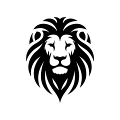 lion head face silhouette png vector svg