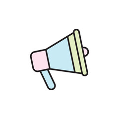 Megaphone icon vector design templates simple and modern
