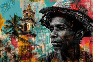 Bumba Meu Boi Festival of São Luís Art Collage

