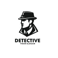 Detective logo vector. EPS 10 editable vector