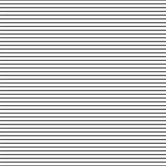 Horizontal lines pattern. Simple black on white vector. Minimalistic design.