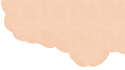 Salmon Painted Corner Brushstroke Overlay