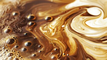 Abstract minimalist coffee expressive photography