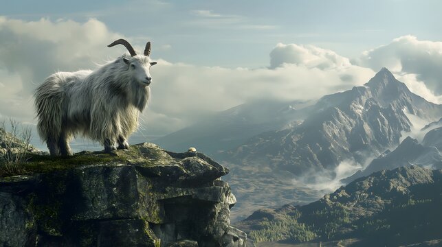 2. Picture a rugged mountain pass guarded by a steadfast mountain goat mascot, showcasing how terrain expertise and adaptation aid in optimizing supply routes for efficient logistical support.