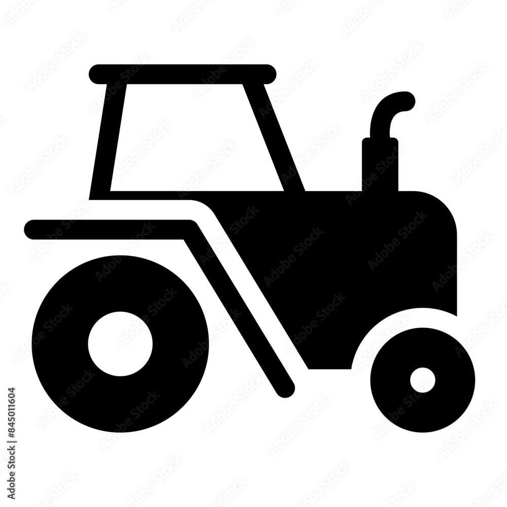 Canvas Prints tractor icon