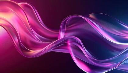 Abstract liquid gradient flowing shape dynamic wave light magenta modern background