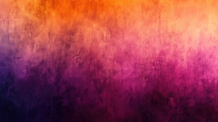 Colorful abstract painting with a gradient from orange to purple. AIG51A.