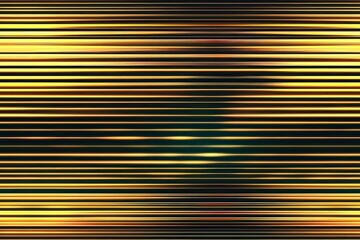 Obraz premium Elegant black and gold striped background with illuminating lines in the middle for business and fashion designs