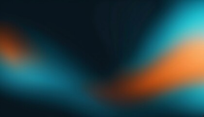 Obraz premium Dark grainy gradient background orange white blue teal blurred noise texture header poster banner landing page backdrop design, digital illustration created with generative ai.