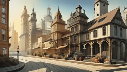 Fototapeta premium House, room, model house, interior, architecture, Generative AI