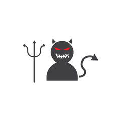 Devil icon illustration