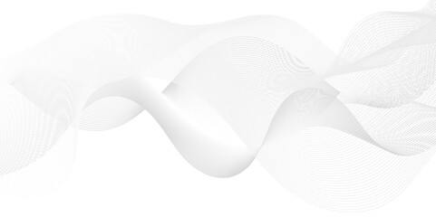Seamless Abstract grey smooth wave lines element swoosh speed wave lines modern stream background. Abstract wave line for banner, template, wallpaper background with wave design.