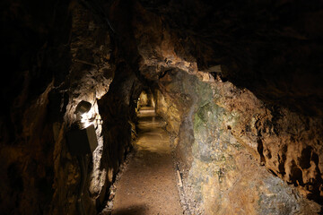 日原鍾乳洞の内部
