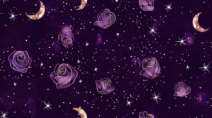 rose Purple background
