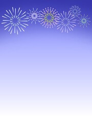花火の背景　B-1