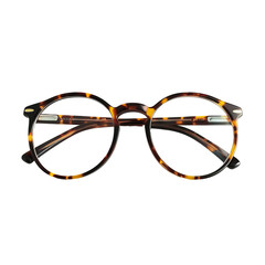 reading glasses on transparent background, single object