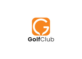 Golf club emblem logotype template vector Design Illustration. Golf club logo design