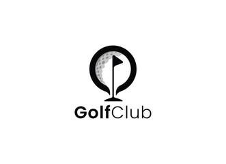 Golf club emblem logotype template vector Design Illustration. Golf club logo design
