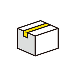 ダンボール箱のイラスト