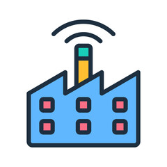 Smart Factories Icon