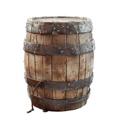 Fototapeta premium rain barrel on transparent background, single object